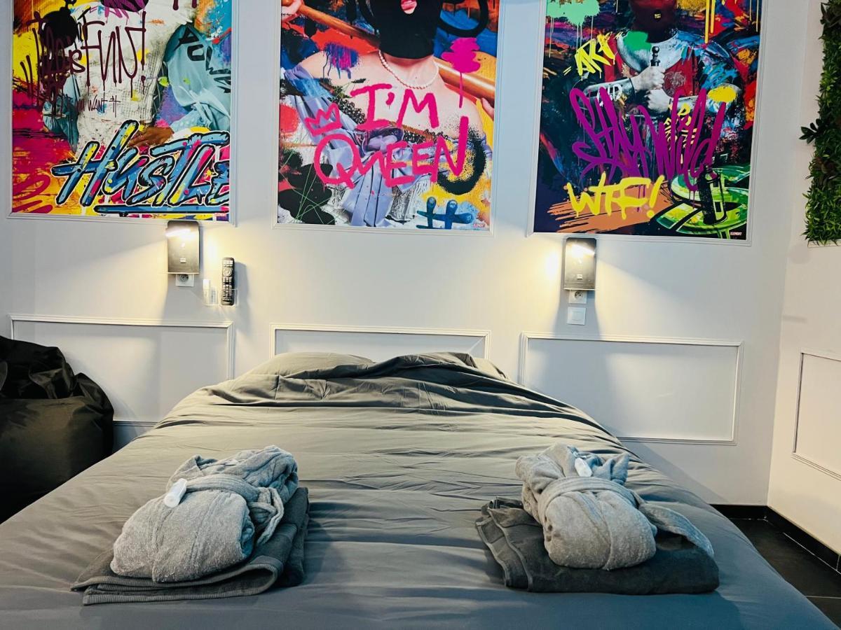 Capsule Street Art - Sauna- Jacuzzi - Playstation 5 - Billard - Netflix - Home Cinema - Terrasse Douai Exterior photo